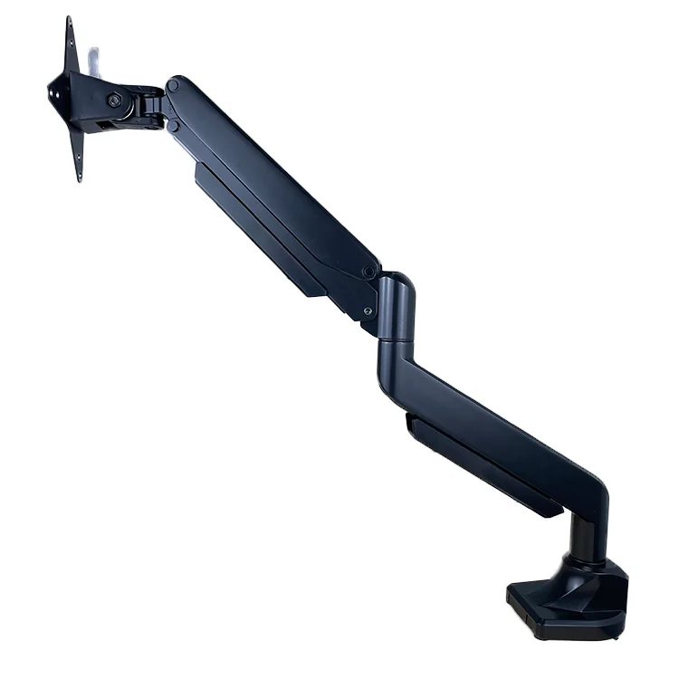 Metal Aluminum Adjustable Height Gas Spring Aluminum Quick Release Mobile Phone Charging USB Keyboard OEM Monitor Stand