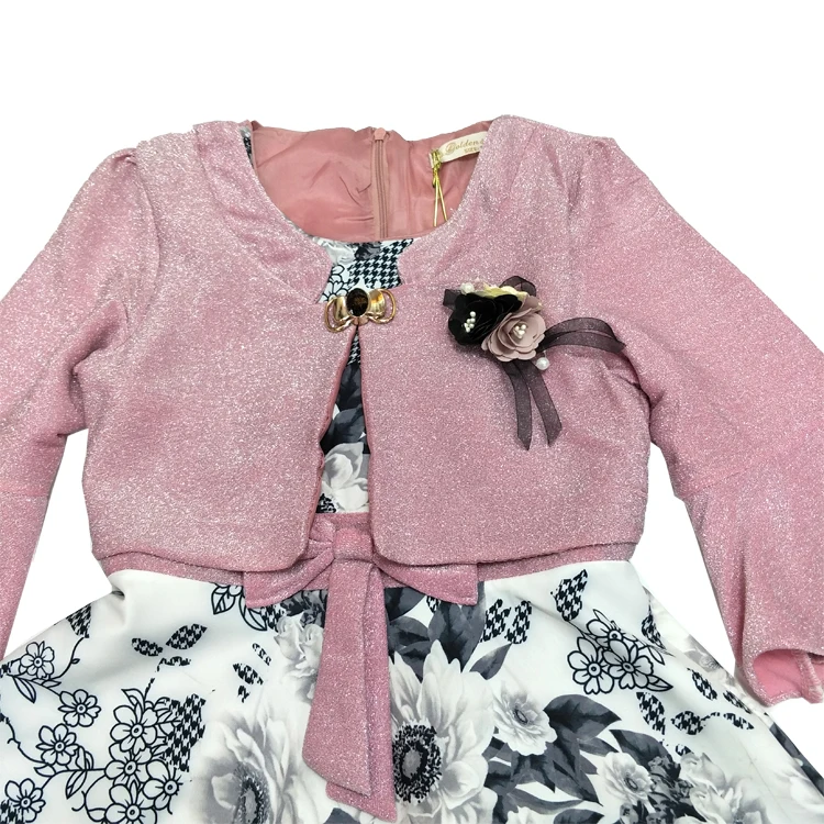 Algeria Mauritania Muslim Ramadan Top Sale Kids Wear 10 Years Kids Frock Designs Girls Dresses Kids Frock Designs Girl Dress