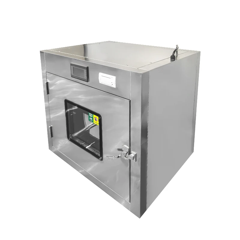 Factory price 304 Stainless Steel Xenon light sterilization Pass Box transfer window for Clean room Customize Laboratory Dynamic