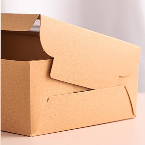Hot Sale Bulk Cake Cup Food Wrapping Kraft Paper Takeaway Paper Packaging Cake Box