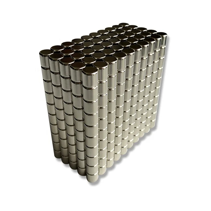 N35 N42 N52 N55 Cylinder neodymium magnet Strong permanent NdFeB magnet rod for sale