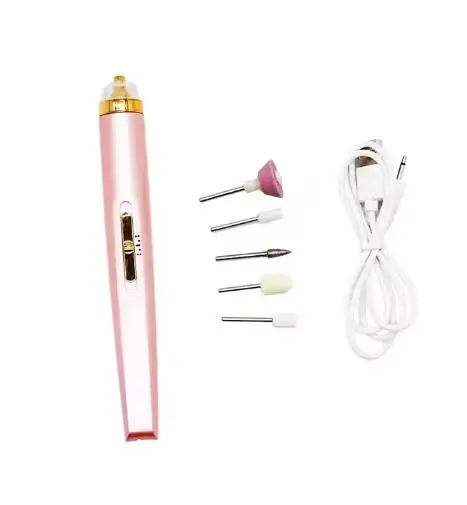 New Professional Nail Drill Machine 5 in 1 Led Light Nail Care Kit USB Rechargeable Portable Nail Drill Pen For Manicure Salon