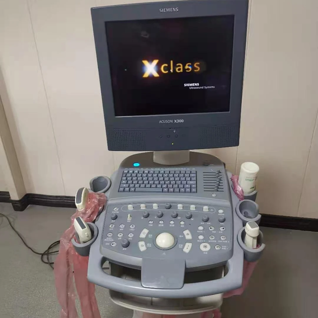 Fairly Used Siemens Acuson X300 trolley color doppler with convex + linear + TVS probes