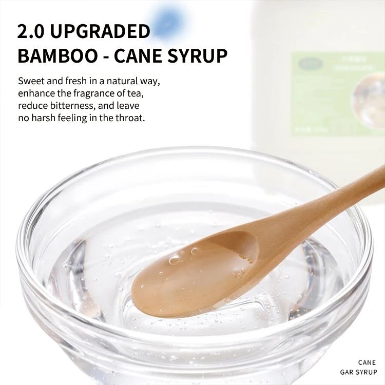 China Wholesale Natural Fructose Sugarcane Syrup House Blend Syrup for Milk Tea Shop Lemon Tea Bubble Boba Tea