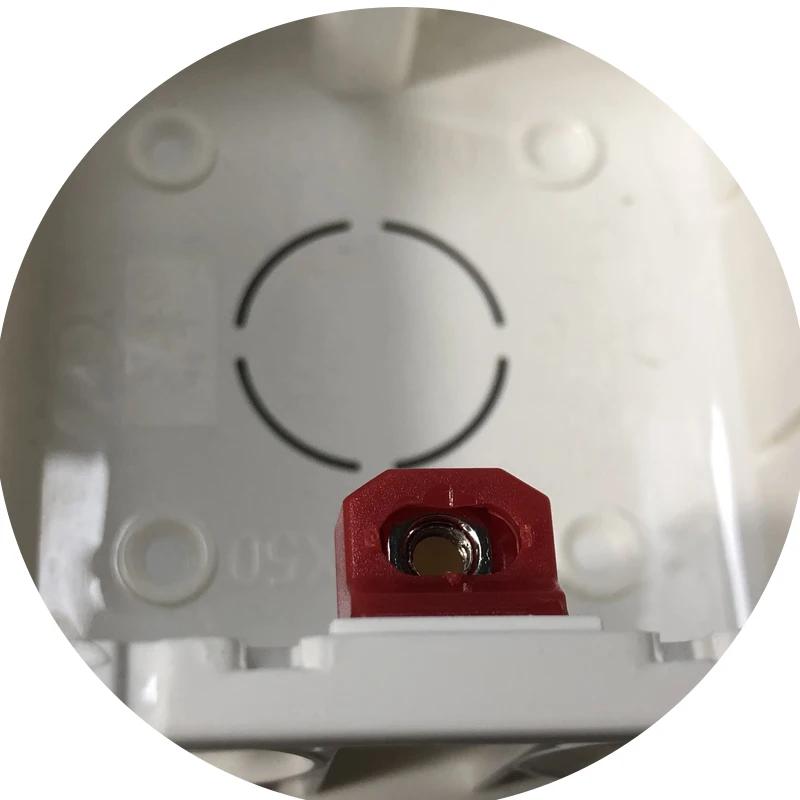 86 Type Switch Socket Protector Bottom Box Electrical Outlet Flush Mount White, Red, Blue Wall Switch Socket Junction Box