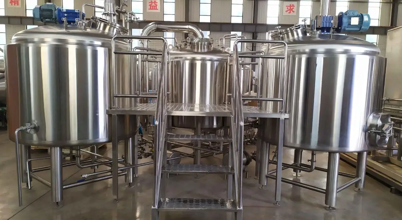 Пивоваренное оборудование микро пивоварня 100л, 200л, 300л 500л, 1000л в партии