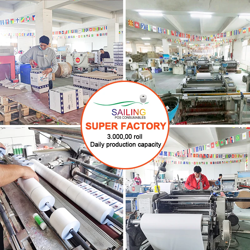 Pos thermal paper rolls receipt paper for pos atm