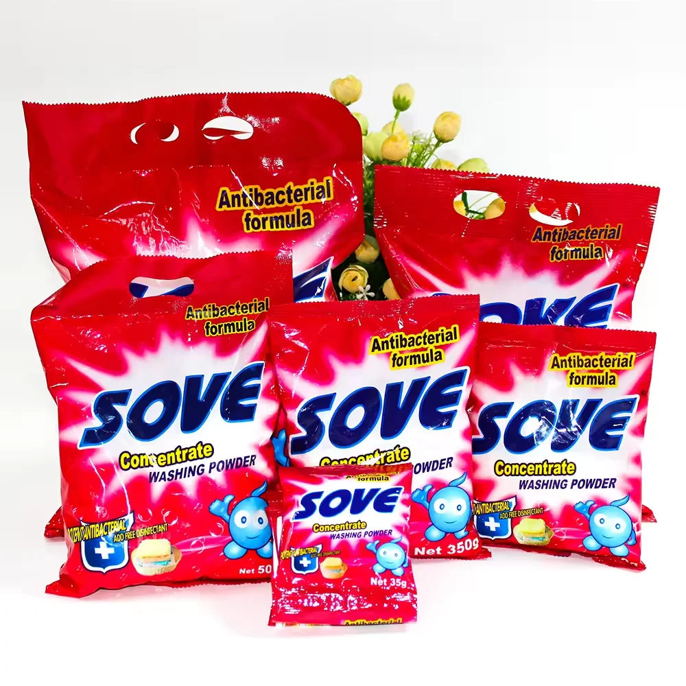 China Manufacturer Customize 15g-25kg Concentrated Detergent Powder Washing Powder Bulk Laundry Detergent