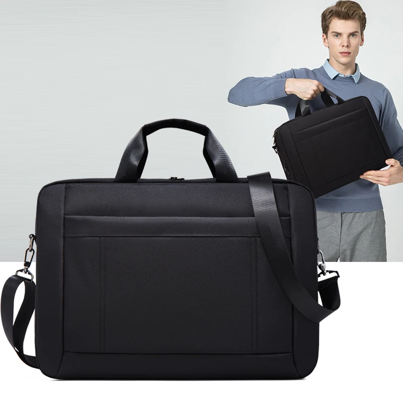 BH8762 BINHAO Handy Crossbody Oxford Cloth Fashion Large Capacity Business Briefcase Crossbody Bag Classic Black