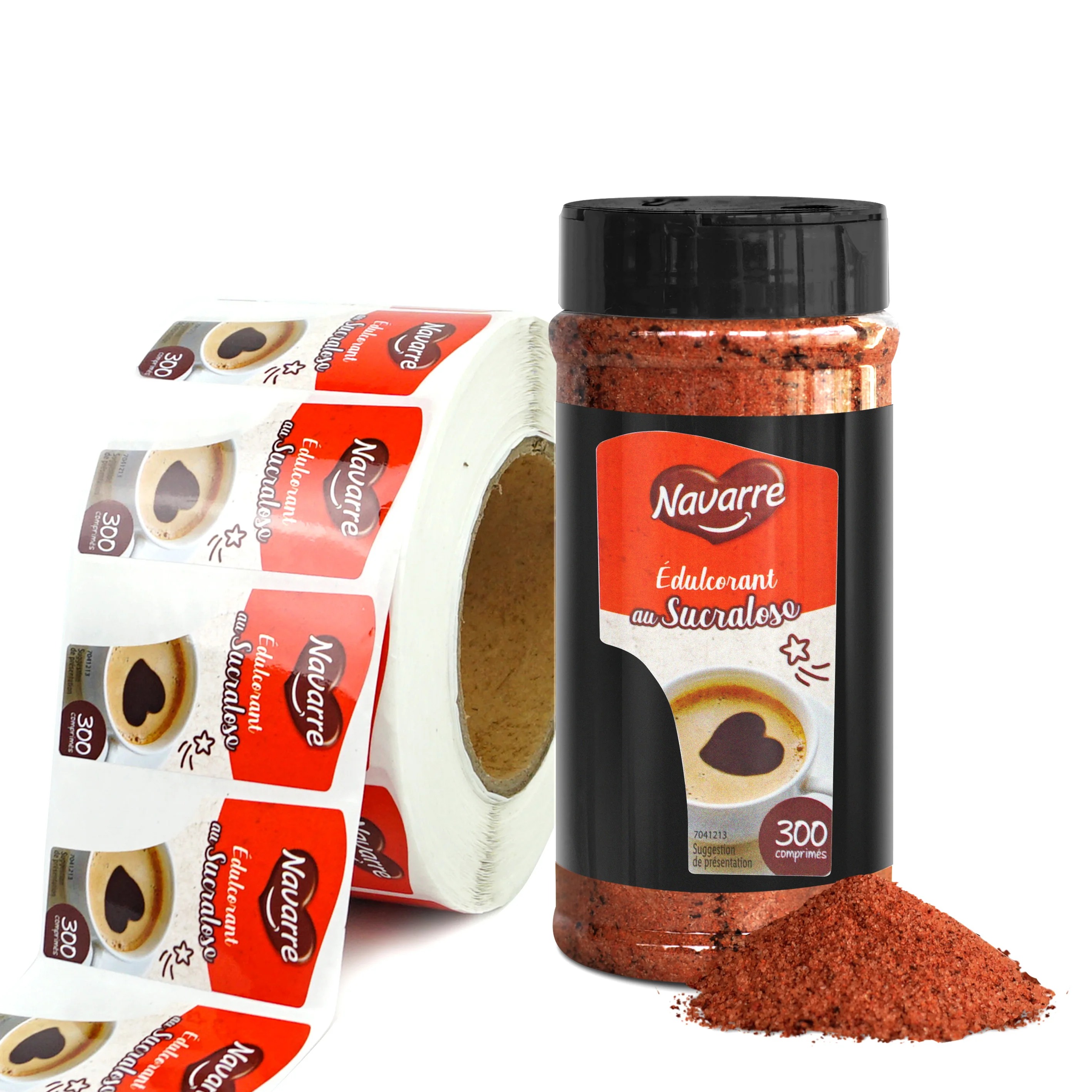 Factory provide custom brand logo waterproof honey self adhesive label sticker for food bottle