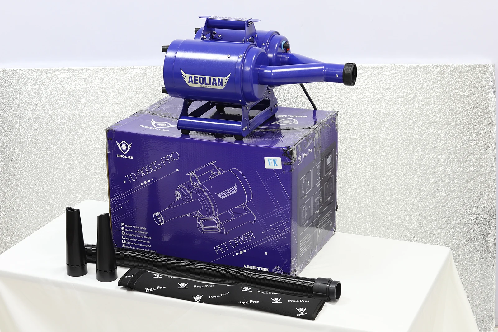 Фабрика OEM Aeolus двойная моторная профессиональная сушилка для ухода за собаками устойчивая железная волос