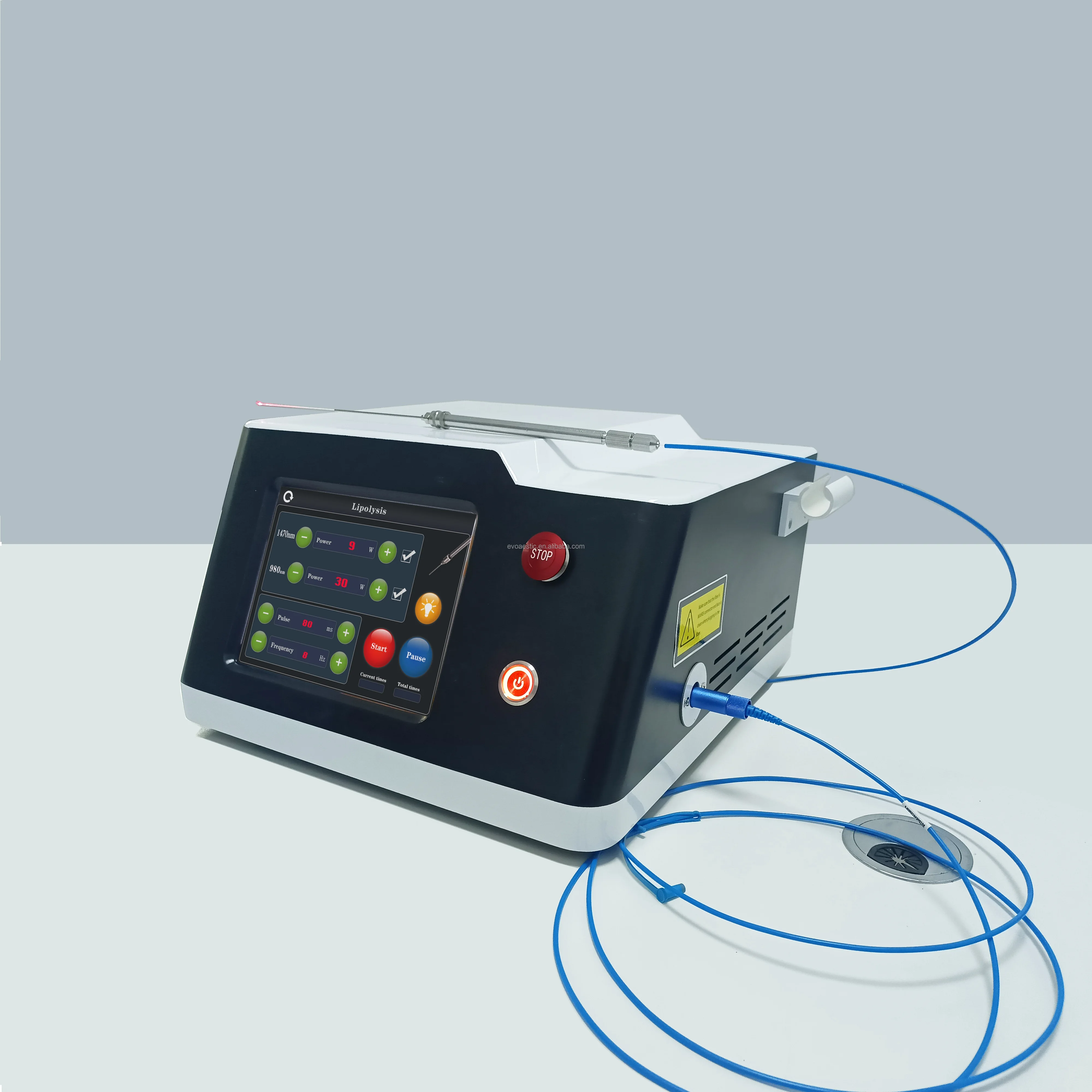 portable 980nm 1470nm diode laser liposuction endolifting facial laser for Vessel removal nail fungus removal physiotherapy