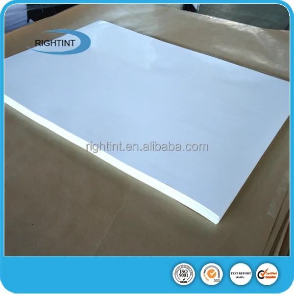 Hot sale self adhesive semi gloss coated paper in A4 or roll size