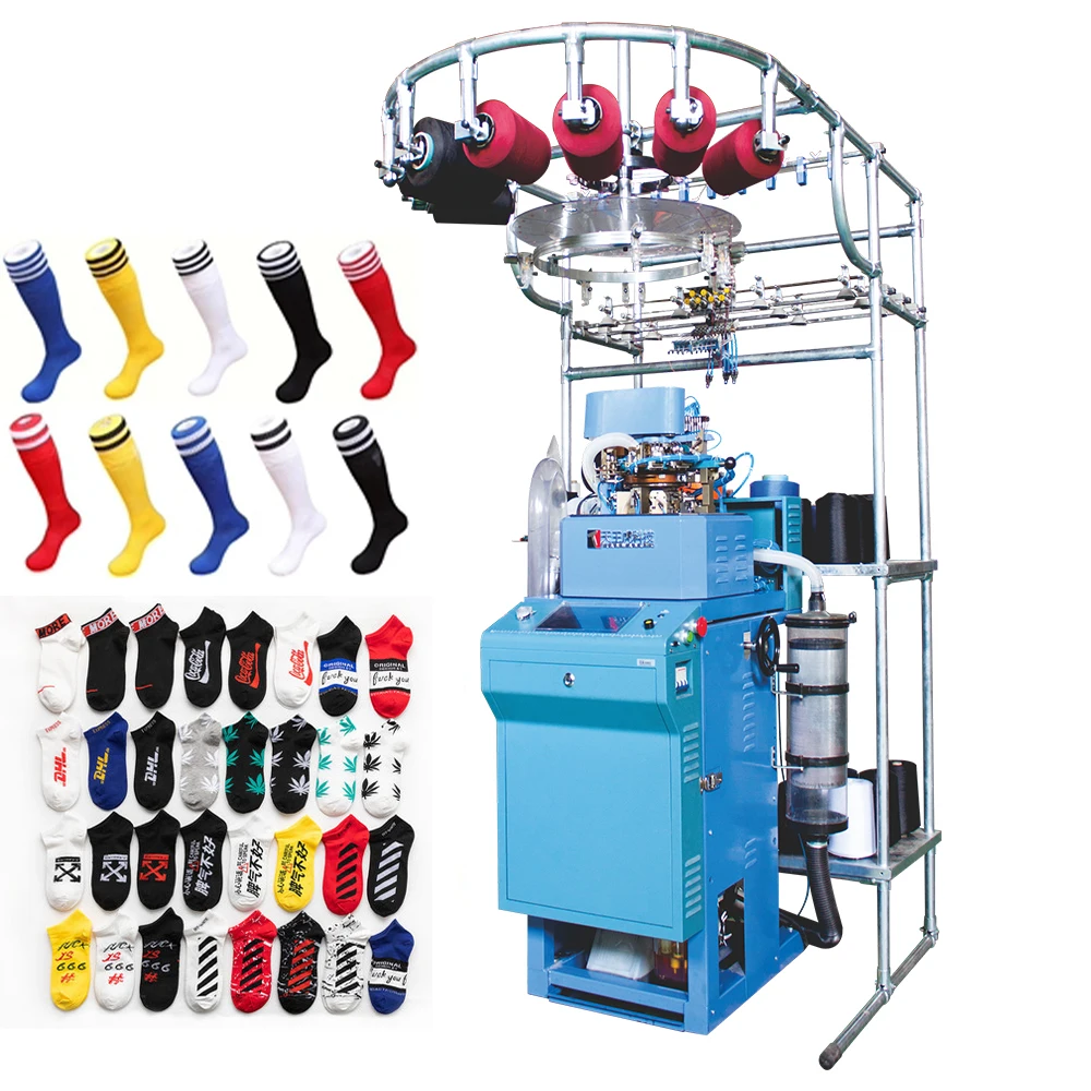 Textile machinery with  Automatic sock making machines for sock making