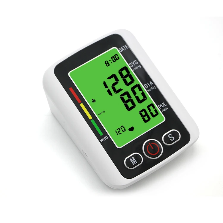 Portable Home Use Functional Smart Automatic 24 Hour Blood Pressure Monitor With LCD