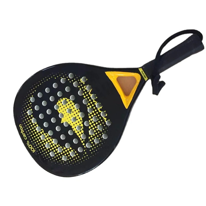 Профессиональная теннисная ракетка для взрослых, полностью карбоновая ракетка для пляжа, ракетка для лица из ЭВА, унисекс оборудование, ракетка UNIKER SPORT