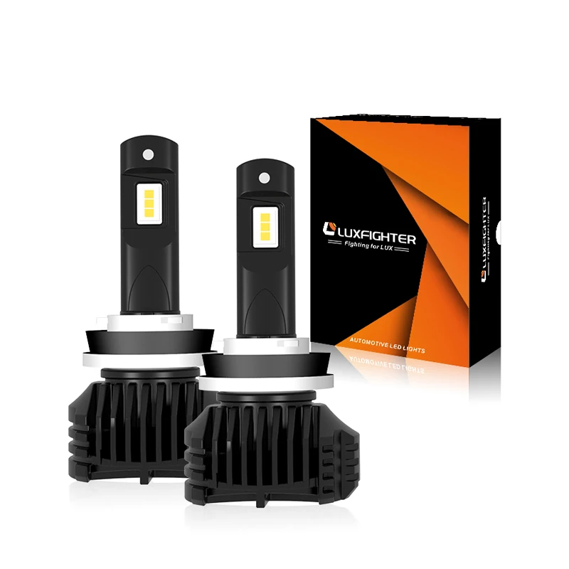 LUXFIGHTER 90W Car LED Headlight Bulb CANBUS 13000LM LED Headlamp 6000K 6500K 7000K H11 9005 LED Headlight