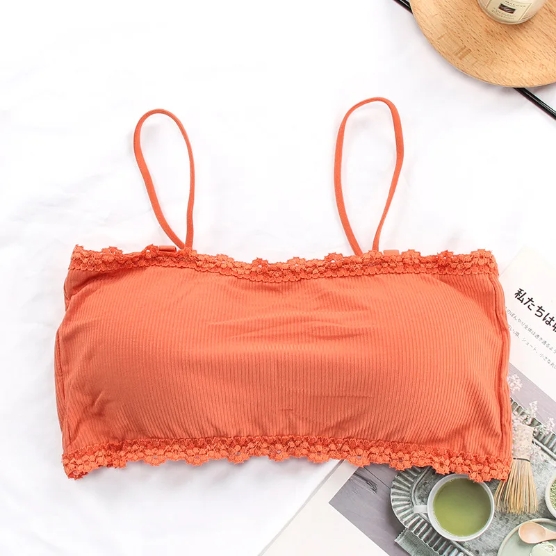 Обхват обхвата груди с тройным рядом пуговиц для девушек с защитой от проскальзывания груди без бретелек бесшовный жилет нижнее белье для женщин