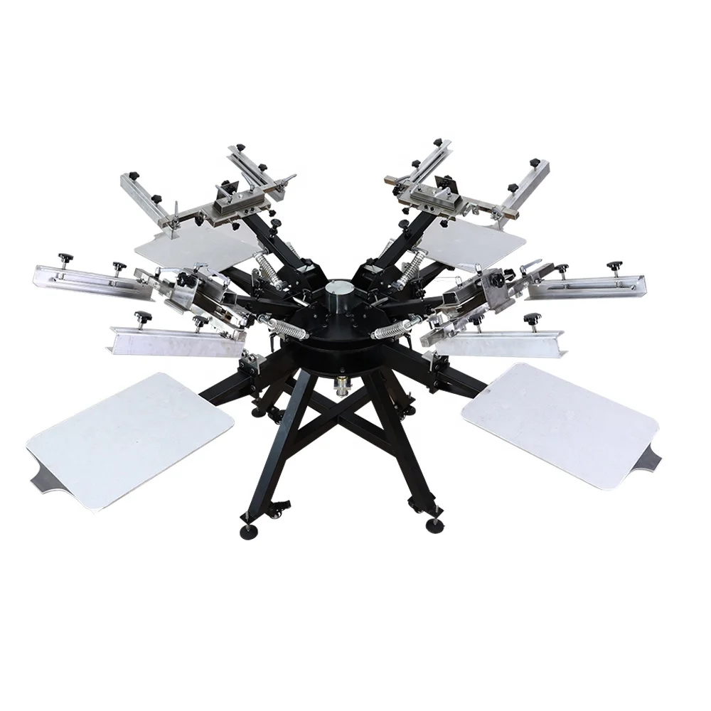Manual Original supply 4 color silkScreen Printing Machine full kits factory sale retail