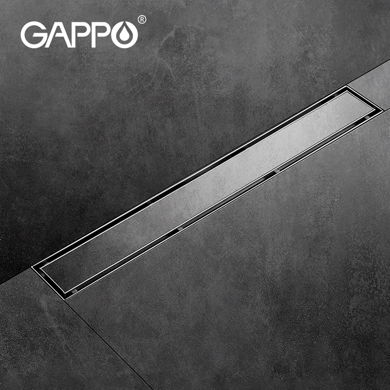 Gappo новый дизайн трапы Европы 70*500 длинные крылом гладкой с двойным слоем нержавеющей стальной полосы большой напольный дренажный бачок G85007-4