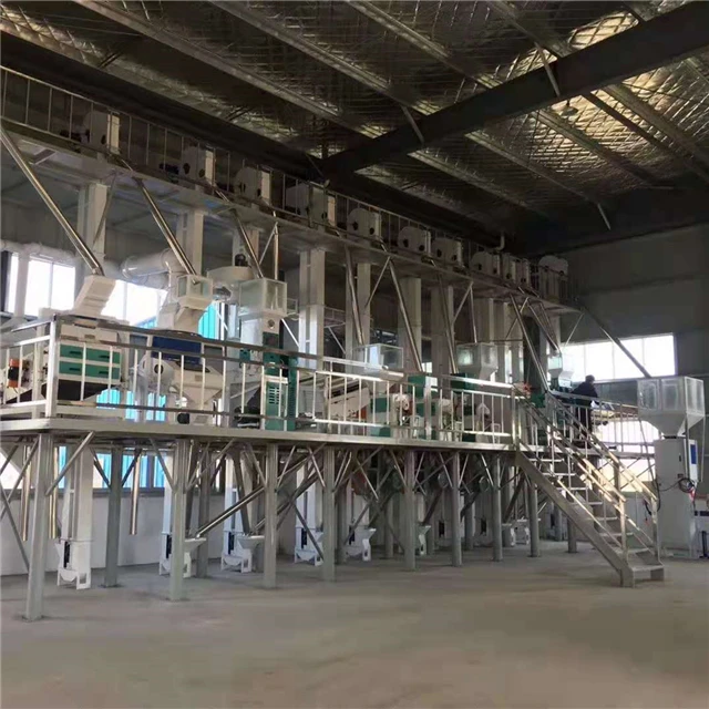 30ton Modern Complete Set Rice Mill Machine For Commercial Dry Paddy Processing Plant