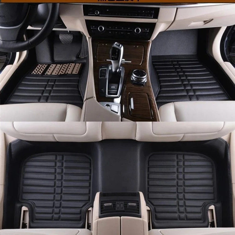 Custom Full Set car floor mat 3d car mat auto accessories Leather Car Mat