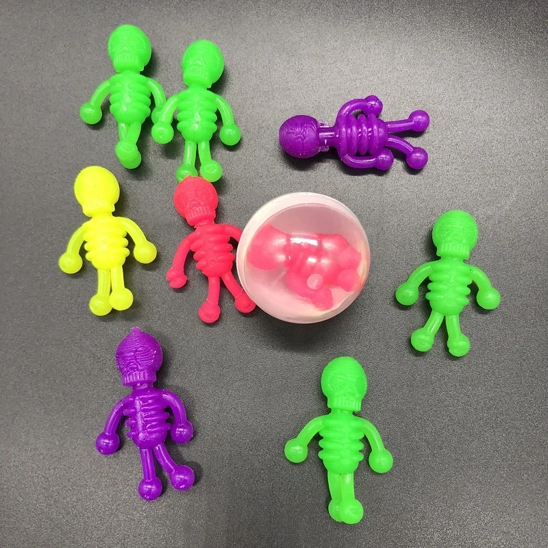 Yiwu Offer Cheap 32mm Round Plastic Capsule Gashapon Toys Mixed Designs Small Size Mini Toy