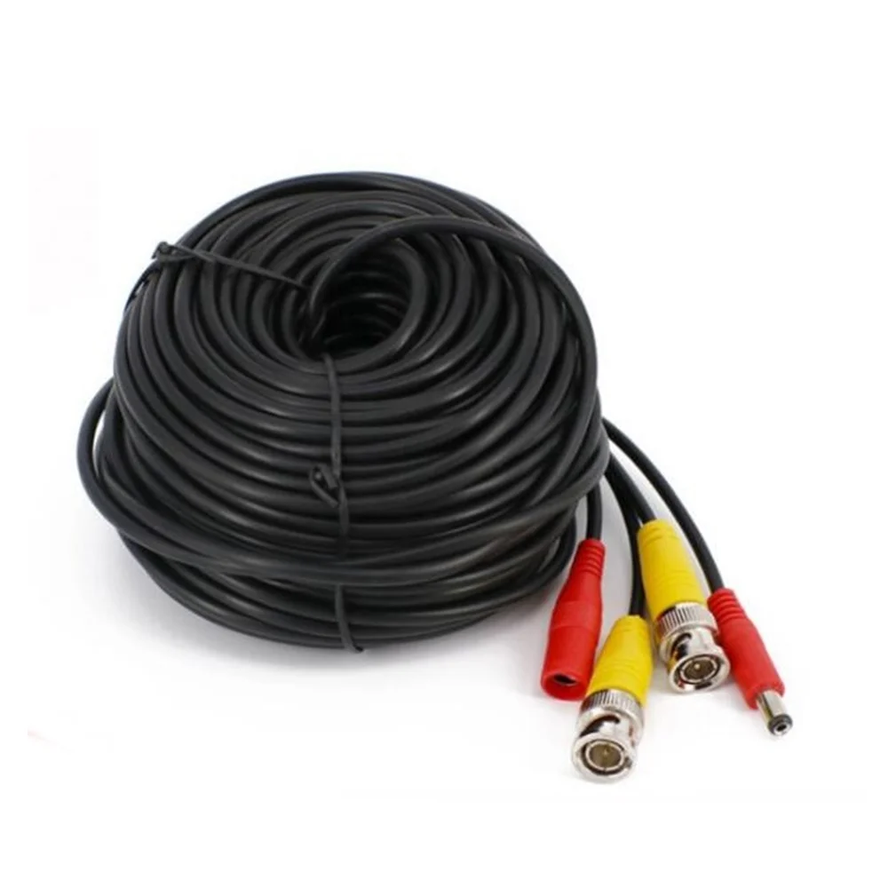 Audio Video Power DC Connector Price RF RG58 RG59 RG6 Extension BNC Coaxial Cable bnc dc cable 5mega cctv