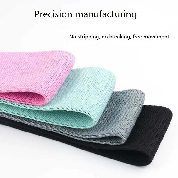 Fabric Hip Resistance Band Custom Logo Yoga Gym Glute Exercise band for Legs Booty fitness band china manufacturer wholesale