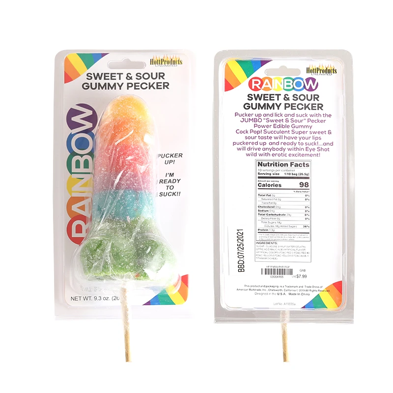 Производитель oem супер Витамин пенис форма gummy конфеты Горячая оптовая продажа