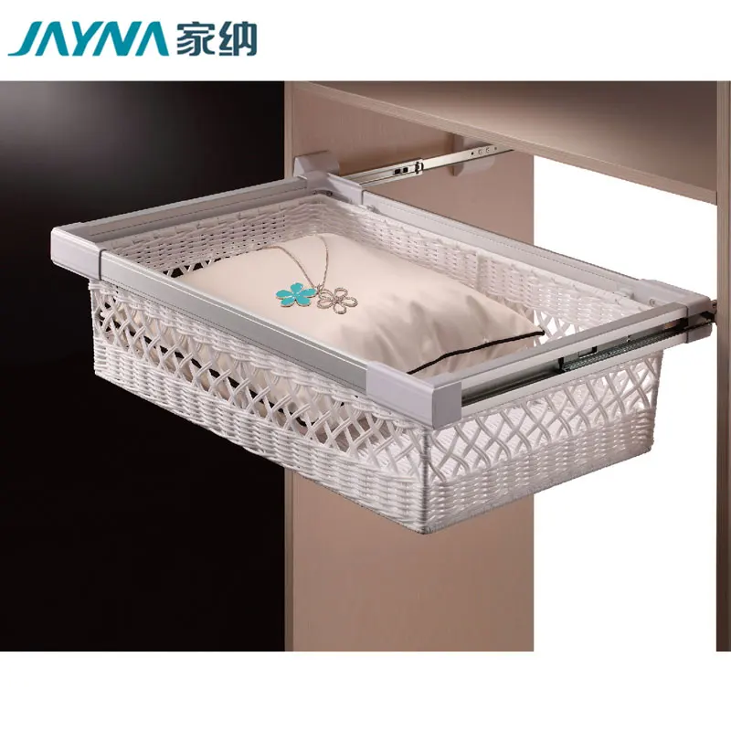 Furniture Fitting Pull Out Cabinet Drawer Organizer Sliding Storage Basket