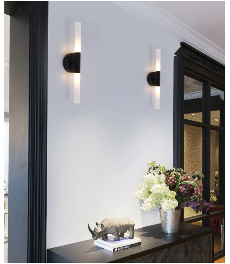 
Modern Metal Up and Down LED Wall Lamp Lights Fixture for Bedroom Foyer Washroom Living Room Toilet Bathroom Wall Sconce Lamp 