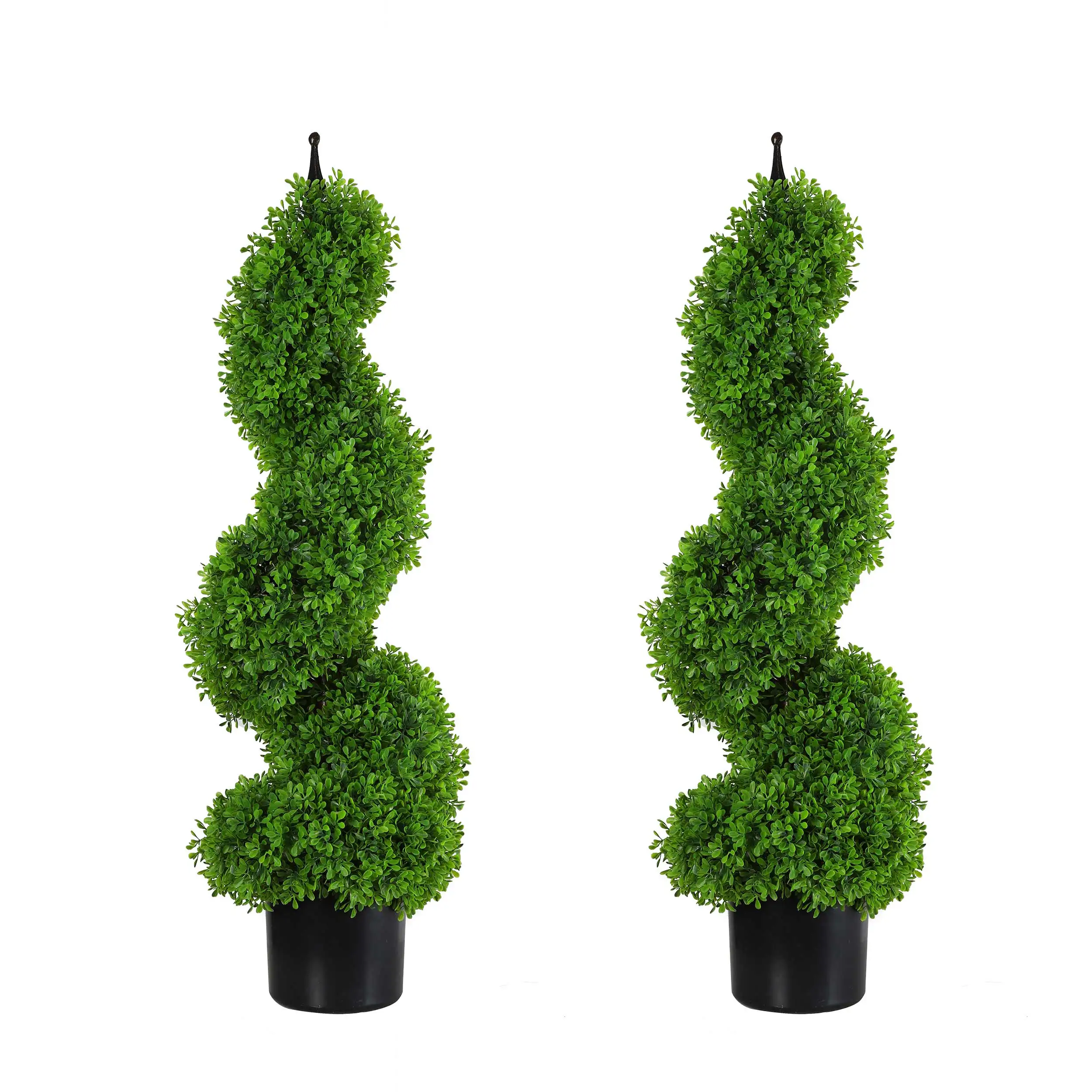 Accessories Home Decor Interior Artificial Topiary Tree Boxwood Spiral Tree Artificial Buxus Topiary Plant Christmas Spiral Tree