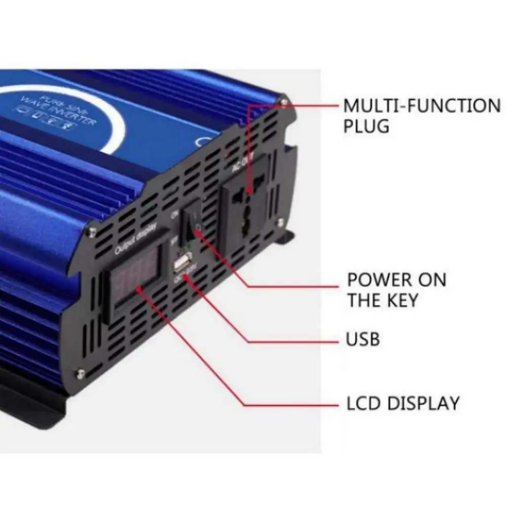 Demuda Mini Inversor 12 24 V A 110 220 V 2000w 3000w 4000w Power Inverter Without Charger