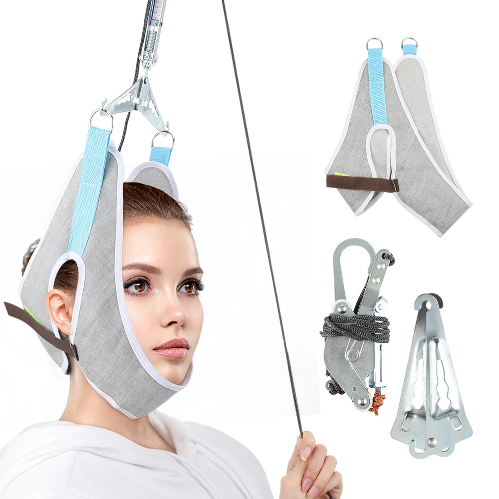 Hanging Neck Traction Orthopedic Cervical Traction Massager Chiropractic Neck Correction Stretcher