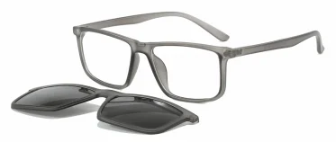 Unisex 2-in-1 Clip-On Magnet Sunglasses Factory Direct Optical Polarized Sun Glasses Frames Fashion Eyeglasses