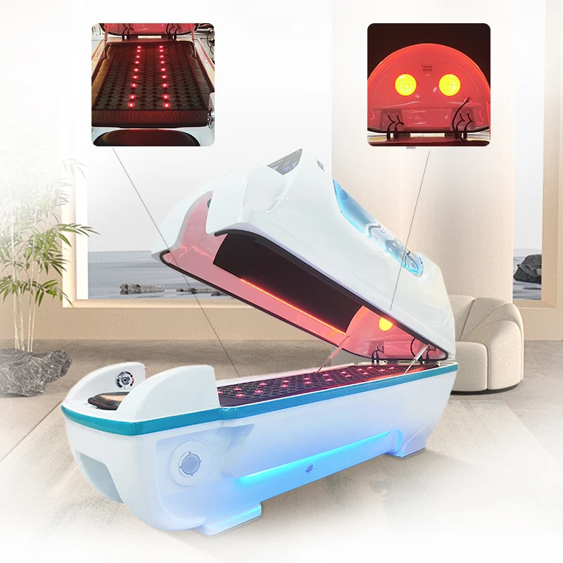 Guangyang safe and durable construction 1-45 minutes infrared sauna pods Infrared sauna capsule in beauty salon