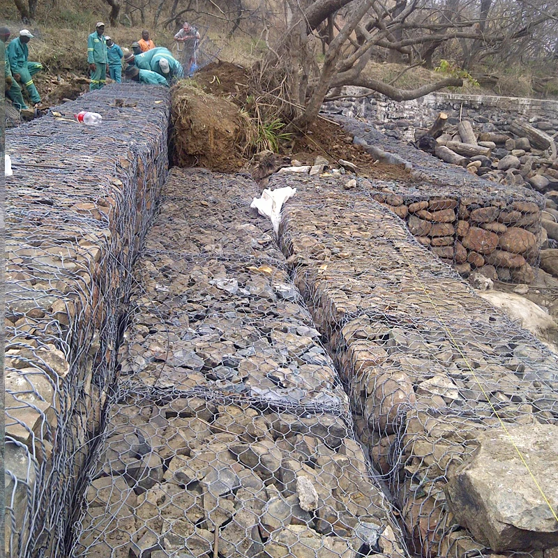 Hexagonal Mesh Gabion Box Reno Mattress