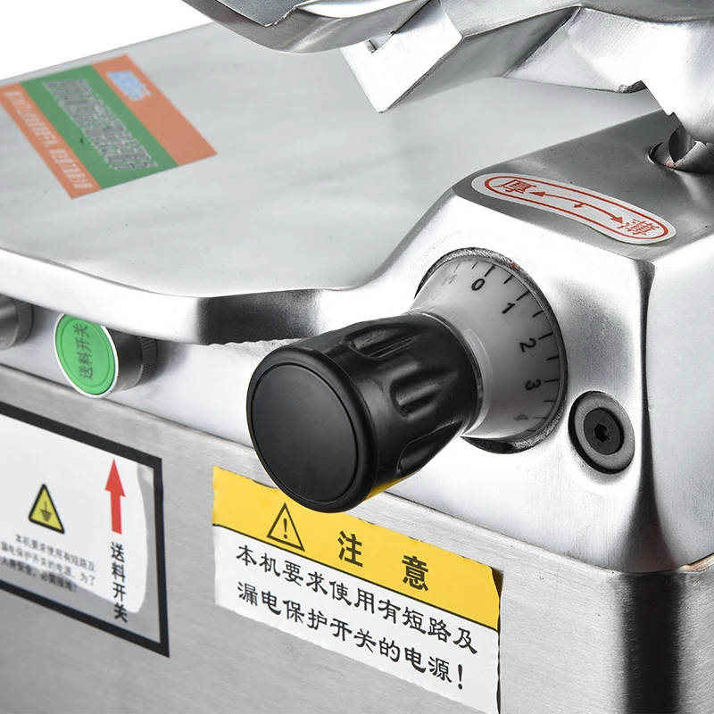 Stainless Steel Cold Cut Meat Cutting Machine Commercial Electric Vertical Automatic Slicing Slice Slicer Machine For Meat