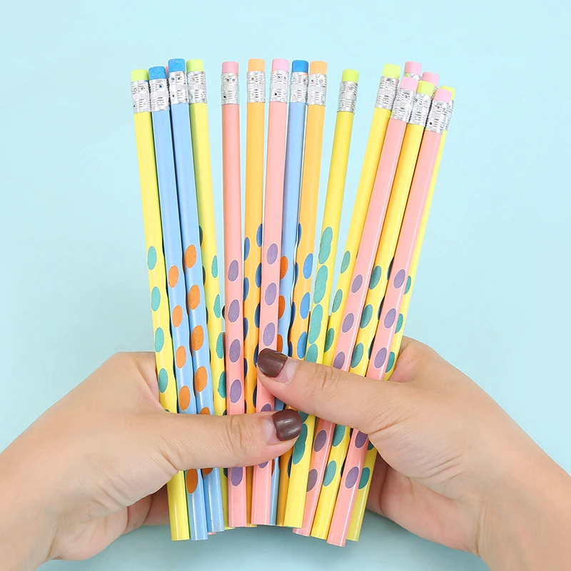 Cheap Price Woodless Hole HB Pencil Wood Free Plastic Standard Pencils for School Students Office Stationery