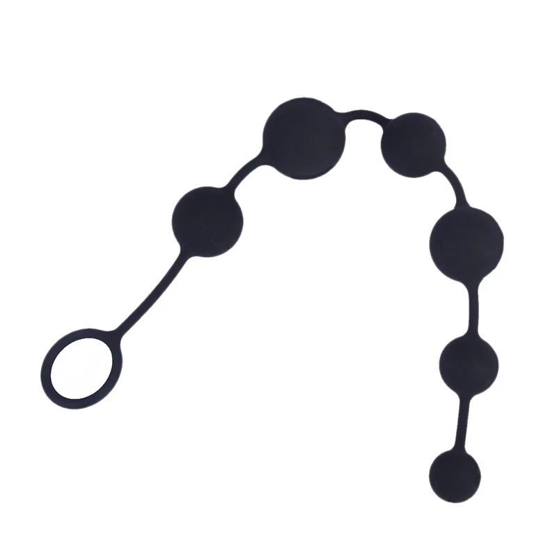 Medical silicone Anal Plug Beads Adult sex toys Prostate vagina Massager for man and woman