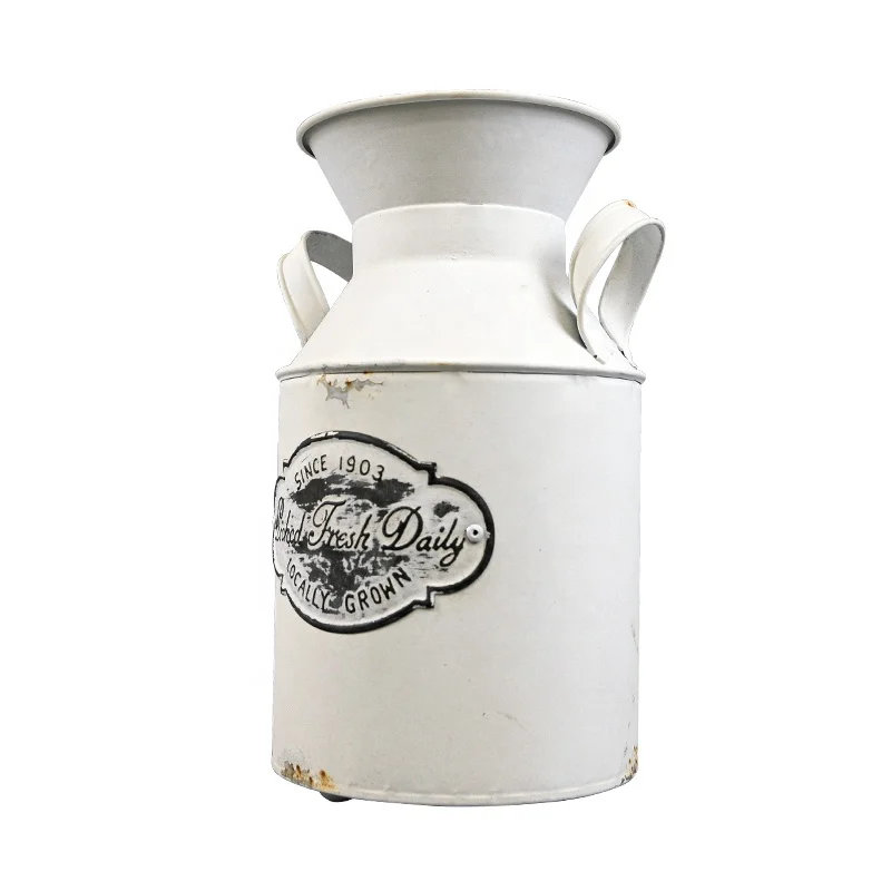 Low MOQ Ornement For Home Decoration Antique Pitcher Decor Luxury Flower Vase Decor Metal Vases Pot