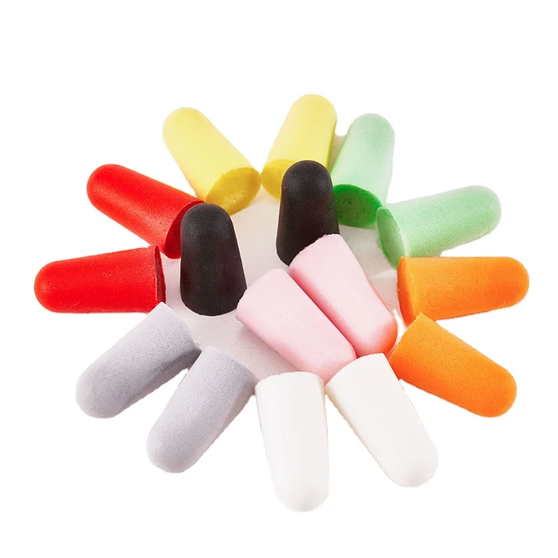 Popular Sound Insulation PU Form Earplug Noise Reduction Labor Protection Earplugs