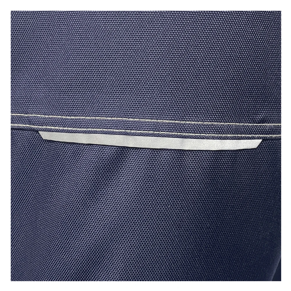 2023 winter warm work woven oxfod blue mens denim jacket