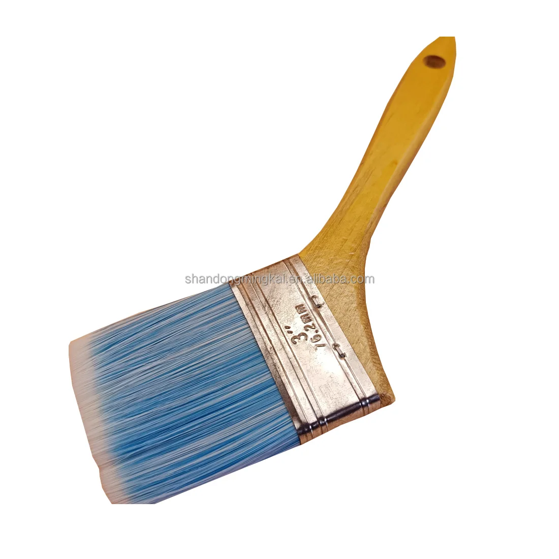 high quality cheap nylon oil varnish colorful wooden long handle paint brush door/fence/ window painting brushes