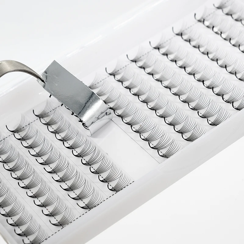 7D XL Ultra Speed Faux Mink Promade Lashes 800 1000 Fans Narrow Eyelashes