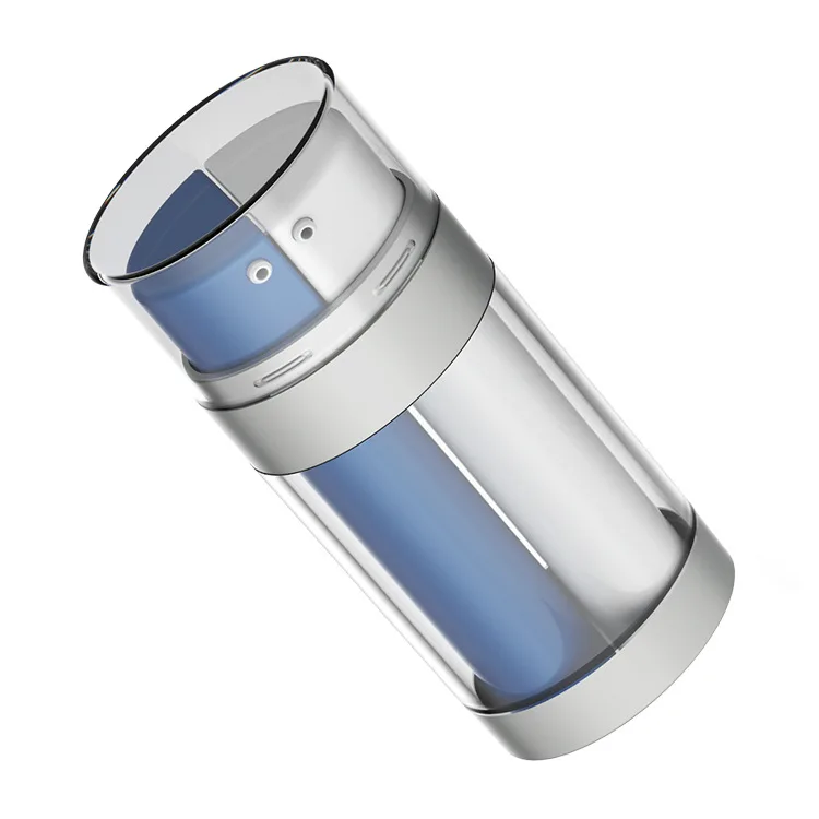 Hot sale Empty Double Tube 2 In 1 Bottle Dual Chamber 30ml 50ml Multi Chamber Plastic Cosmetic Airless Lotion Pump Bottles