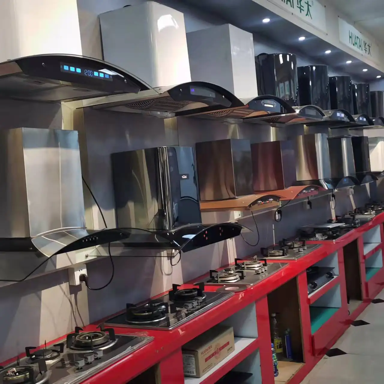 Household Kitchen Smart Range Hood Chinese Style Wall Mount Range Hood With Touch Switch