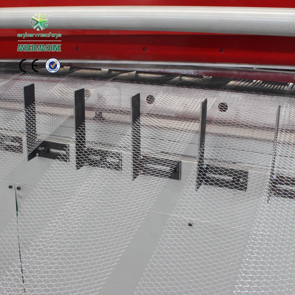 Coil in diamond mesh machine slitting line