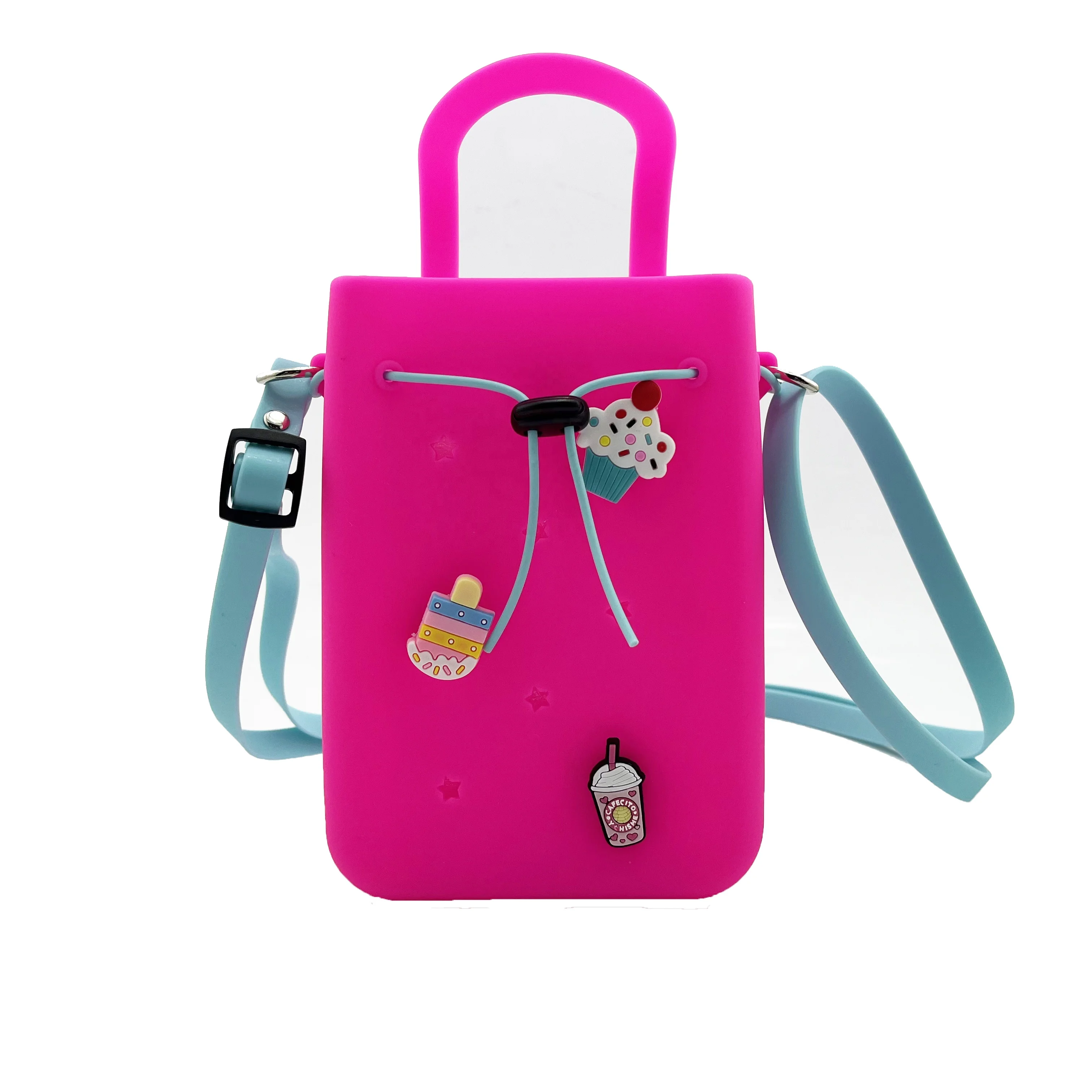 2024 Новая модная маленькая сумка из силиконовой резины для девочек